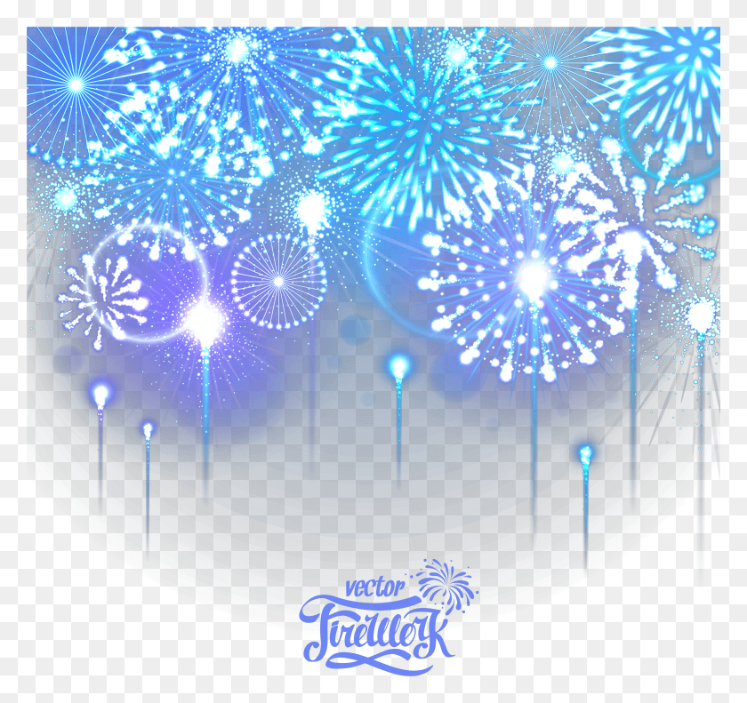 4001x3753 Fireworks Dazzling Year Free Clipart Clipart New Year Firework HD PNG Download