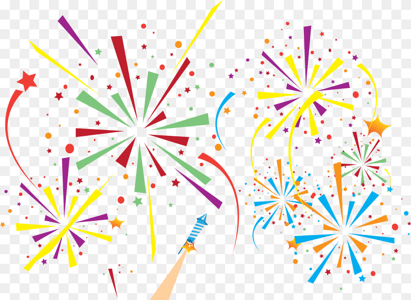 Fireworks Pyrotechnics Firecracker Firework Vector, Art, Graphics, Modern Art, Floral Design PNG