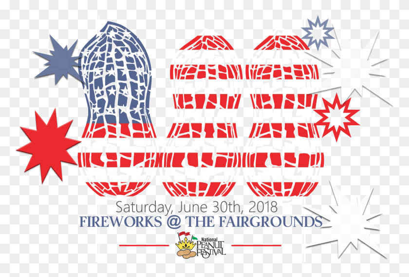 1657x1081 Fireworks The Fairgrounds 2018 Saturday June 30 Peanut Clip Art, Poster, Advertisement, Flyer HD PNG Download
