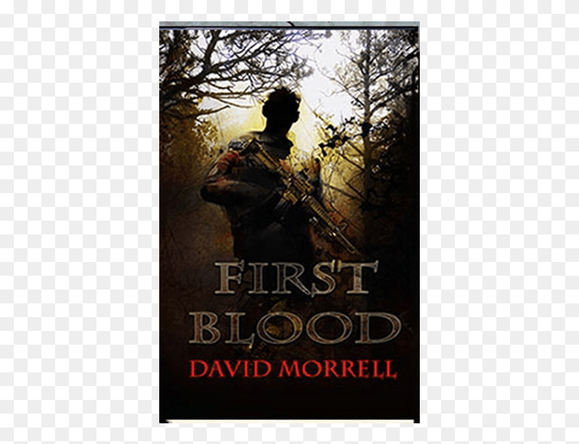 379x584 First Blood By David Morrell First Blood Book Cover, Poster, Advertisement, Person HD PNG Download