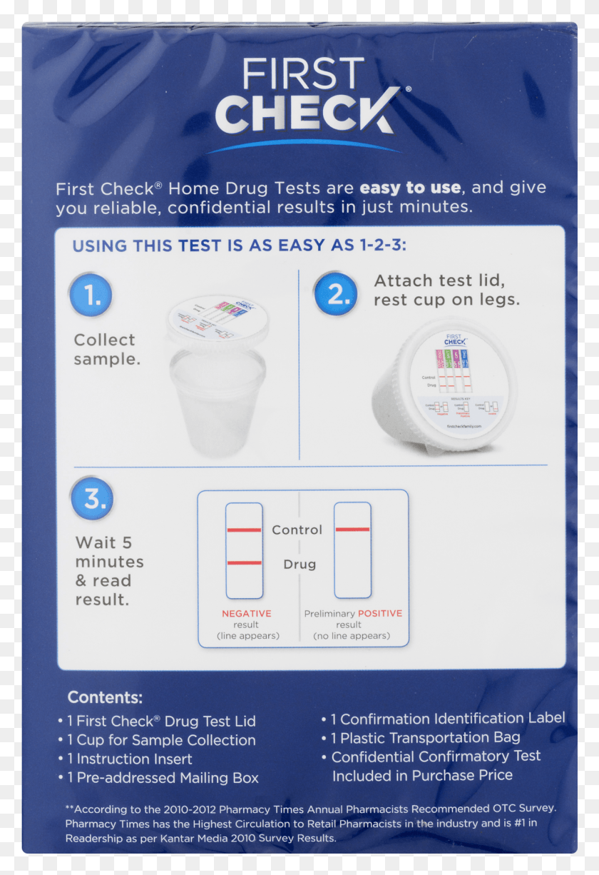 1204x1801 First Check At Home Urine Drug Test 4 Drugs Tested First Check Drug Test, Plot, Diagram, Vegetation HD PNG Download