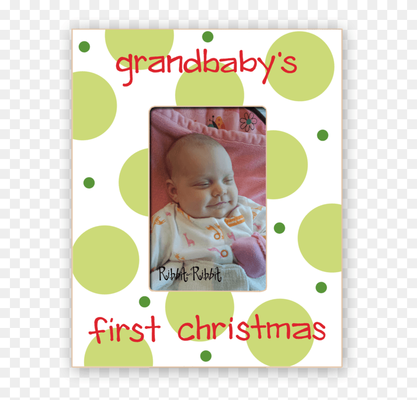 609x745 First Christmas Lime Baby, Person, Human, Text HD PNG Download