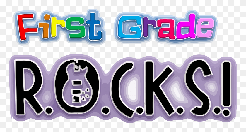 4583x2315 First Grade Rocks Clipart Graphic Design, Label, Text, Sticker HD PNG Download