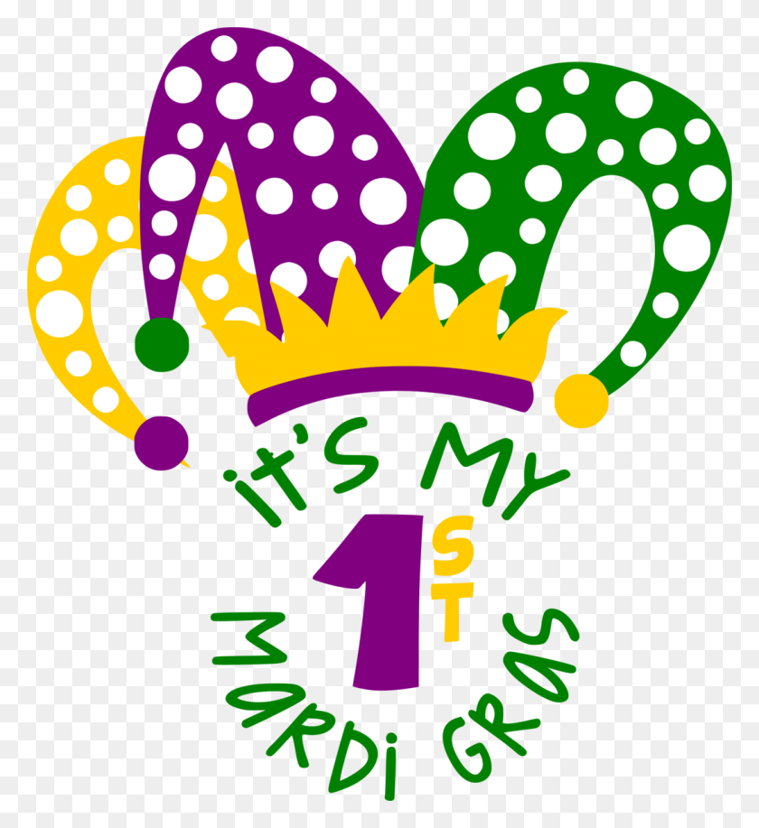 1091x1200 First Mardi Gras Svg, Graphics, Parade HD PNG Download