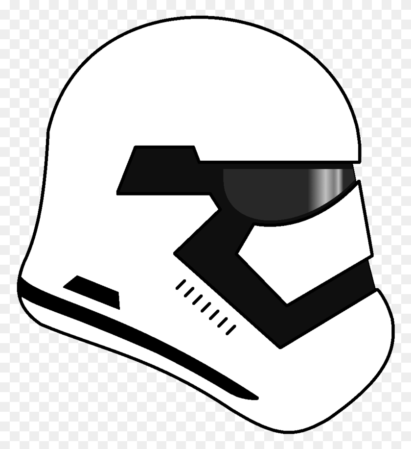 774x856 First Order Stormtrooper Helmet First Order Trooper Helmet Drawing, Clothing, Apparel, Crash Helmet HD PNG Download