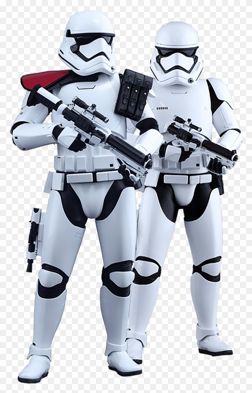 795x1275 First Order Stormtrooper Officer And Stormtrooper Twin First Order Stormtrooper, Helmet, Clothing, Apparel HD PNG Download