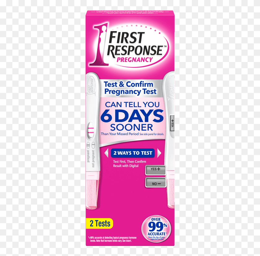 294x766 First Response Test Amp Confirm Pregnancy Test First Response Manual Test, Toothbrush, Brush, Tool HD PNG Download