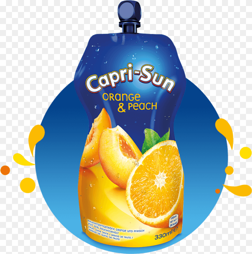 1025x1034 First Slide Capri Sonne Orange Peach, Beverage, Juice, Citrus Fruit, Food PNG