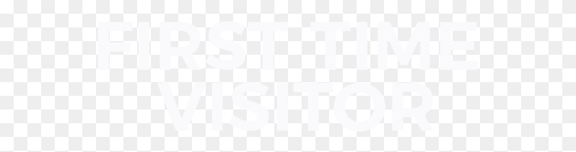 555x162 First Time Visitors White Fade Transparent Line, Text, Label, Alphabet HD PNG Download