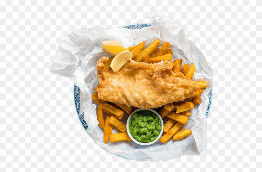 531x493 Fish And Chips, Fries, Food, Fried Chicken HD PNG Download