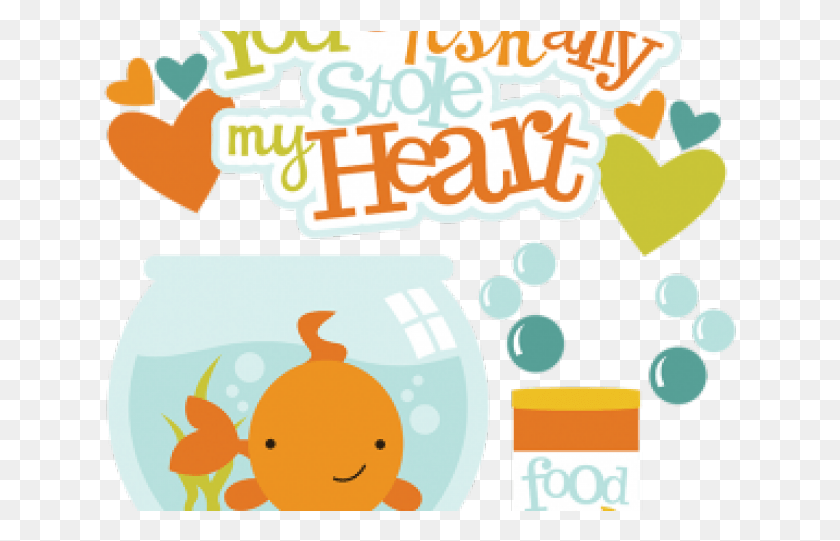 633x481 Fish Bowl Clipart Svg You Ofishally Have My Heart, Poster, Advertisement, Outdoors HD PNG Download