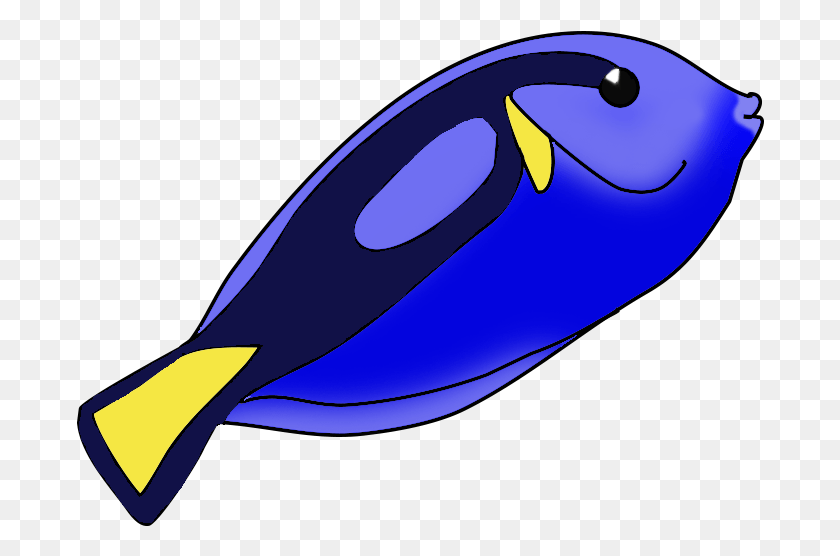 688x496 Fish Clipart Blue Tang Clip Art, Animal, Sea Life, Bird HD PNG Download