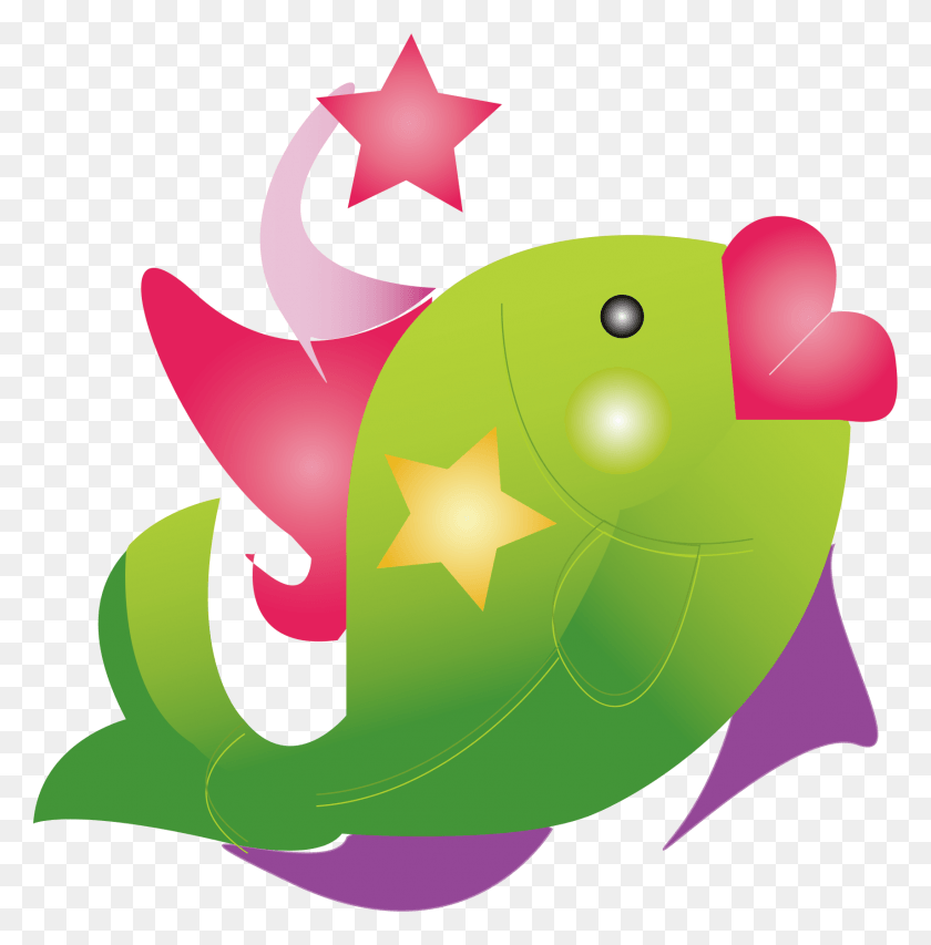 1711x1741 Fish Clipart Lip Fish Cartoon, Star Symbol, Symbol, Plush HD PNG Download