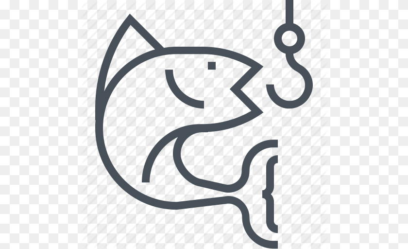 512x512 Fish Fisher Fishing Fishing Rod Forest Hook Sea Food Icon, Gate, Electronics, Hardware, Text Transparent PNG