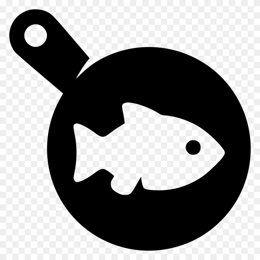 980x980 Fish Fry Comments Bacon And Eggs Icon, Stencil, Animal HD PNG Download