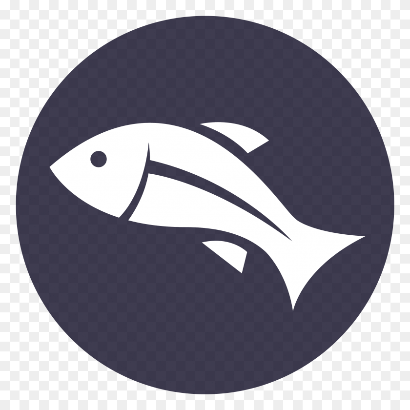 2369x2369 Рыба Значок, Животное, Кефаль, Морская Жизнь Hd Png Скачать
