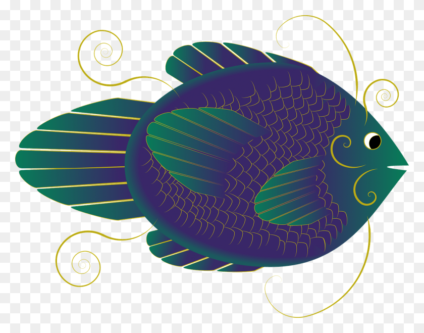 1280x984 Fish Tropical Fish Aquatic Life Illustration, Animal, Surgeonfish, Sea Life HD PNG Download