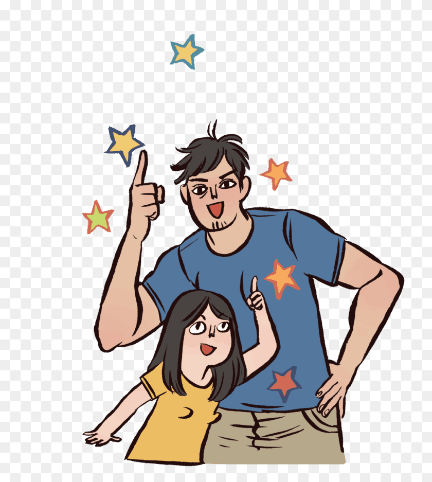 735x877 Fishball And Her Giant Nerd Boyfriend My Giant Nerd Boyfriend Fishball, Person, Human, People HD PNG Download