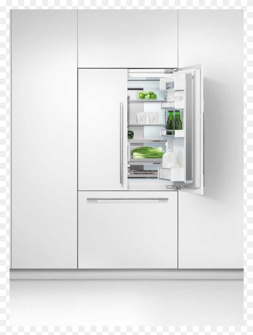 891x1200 Fisher Amp Paykel Rs90a1 French Door Integrated Fridge Ci36bp01 Siemens, Furniture, Cabinet, Appliance HD PNG Download