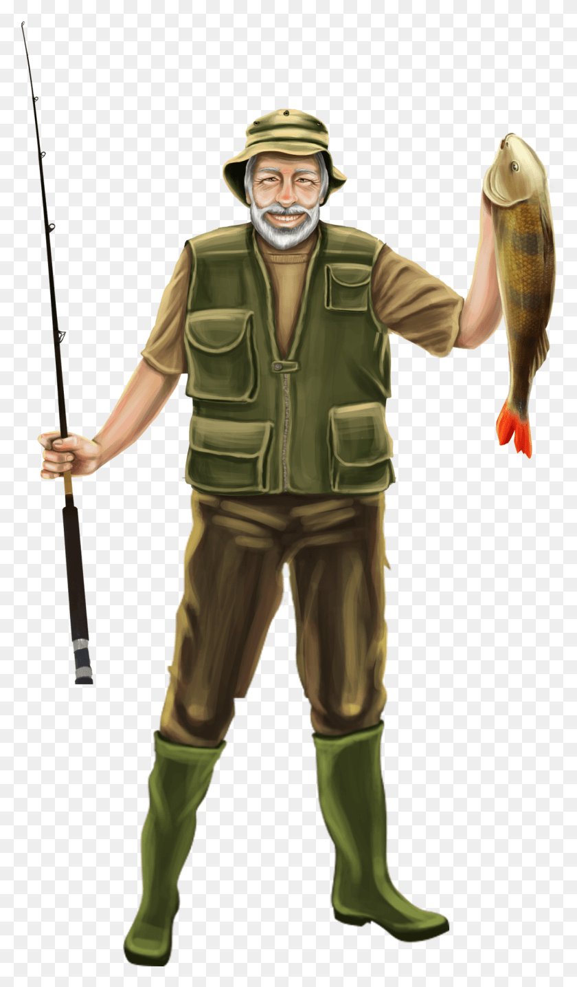 1116x1968 Fisherman Thumb 54344cec6d90f08af2e9 Soldier, Fish, Animal, Person HD PNG Download