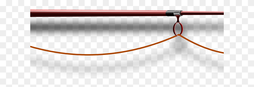 641x228 Fishing Pole Clipart Transparent Carmine HD PNG Download