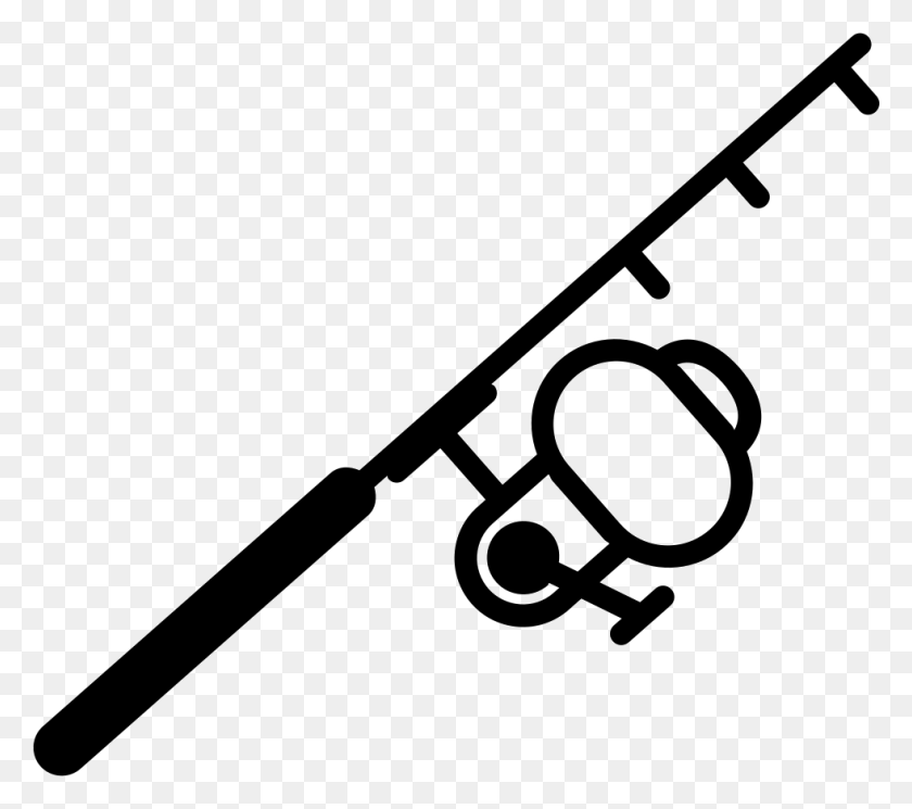 981x862 Fishing Rod Tool Variant Comments Fishing Equipment Icon, Shovel, Baton, Stick HD PNG Download