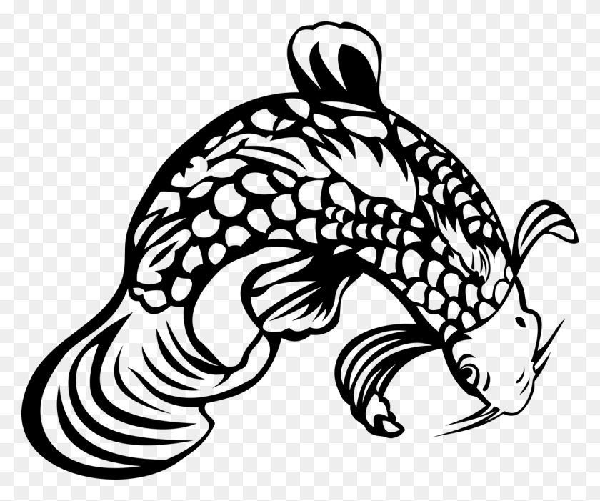 1280x1052 Fishthe Backgroundblackshape Fish Drawing No Background, Gray, World Of Warcraft HD PNG Download