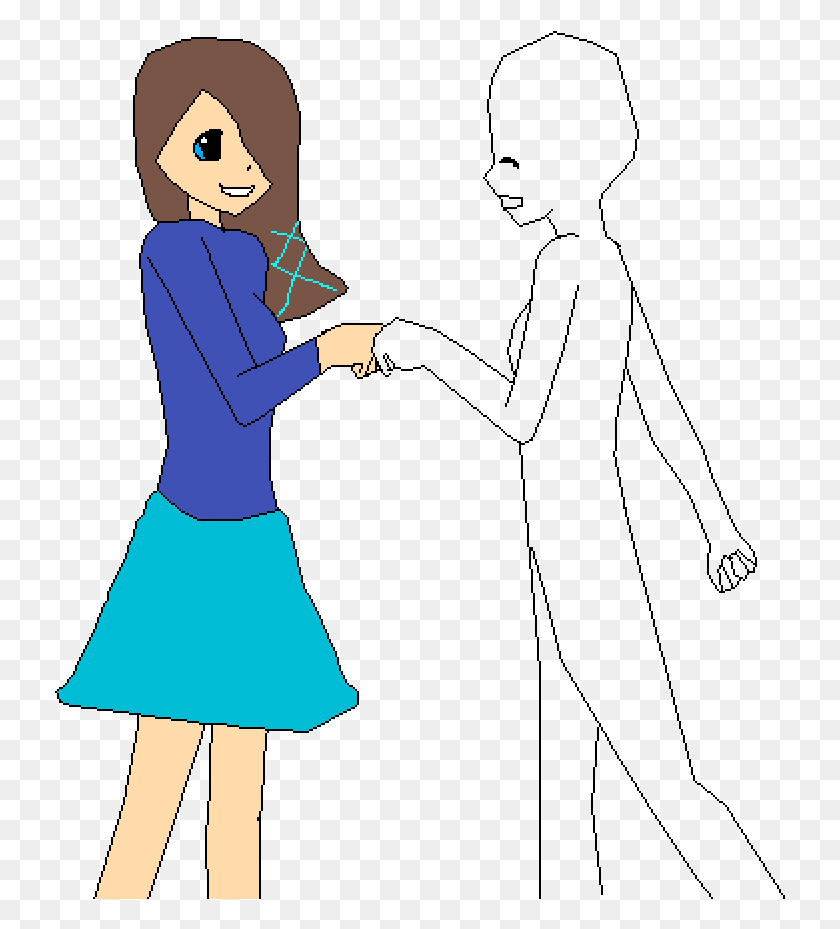 731x869 Fist Bump Collab Cartoon, Standing, Person, Human HD PNG Download