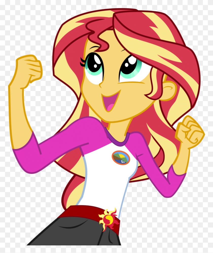 782x944 Fist Clipart Easy Cartoon Sunset Shimmer Sing Eg, Graphics, Hand HD PNG Download