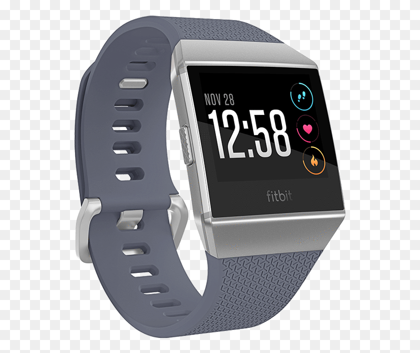 544x646 Fitbit Ionic Blue Grey, Digital Watch, Wristwatch HD PNG Download