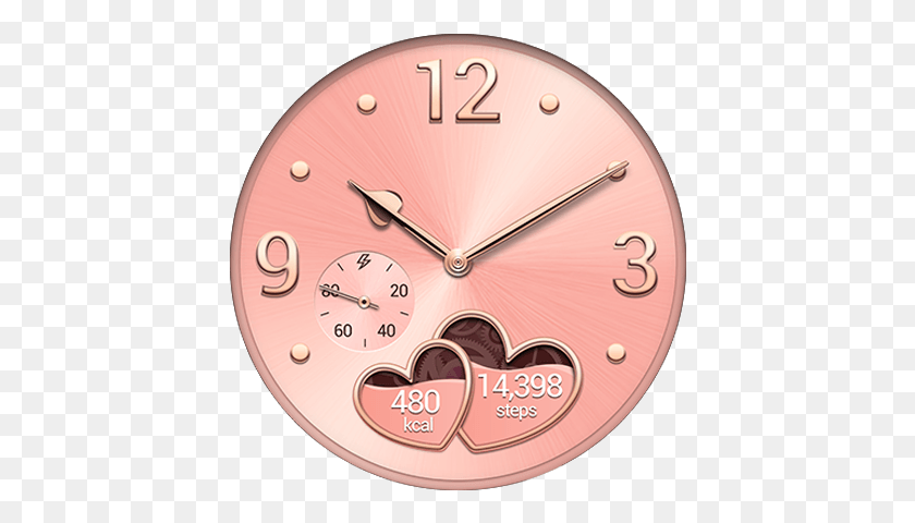 420x420 Fitness 1 Android Watch Face Ladies, Wall Clock, Clock, Analog Clock HD PNG Download