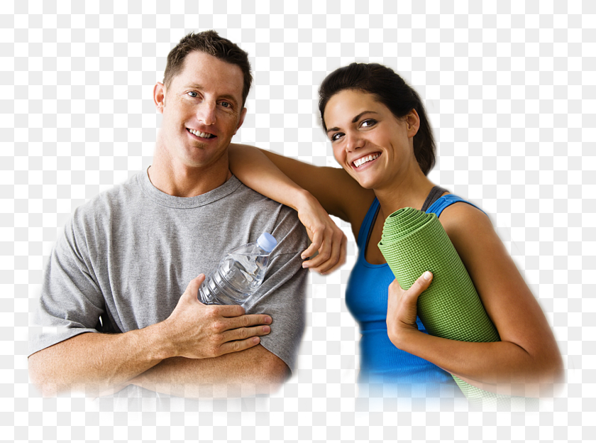 1283x928 Fitness Fitness Couple, Person, Human, Clothing HD PNG Download