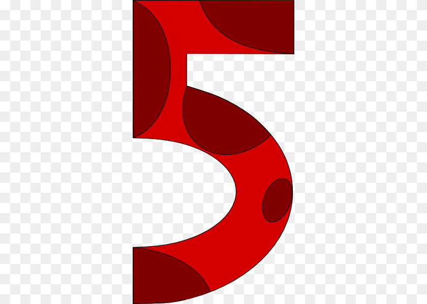 Five Cliparts, Text, Symbol, Number Sticker PNG