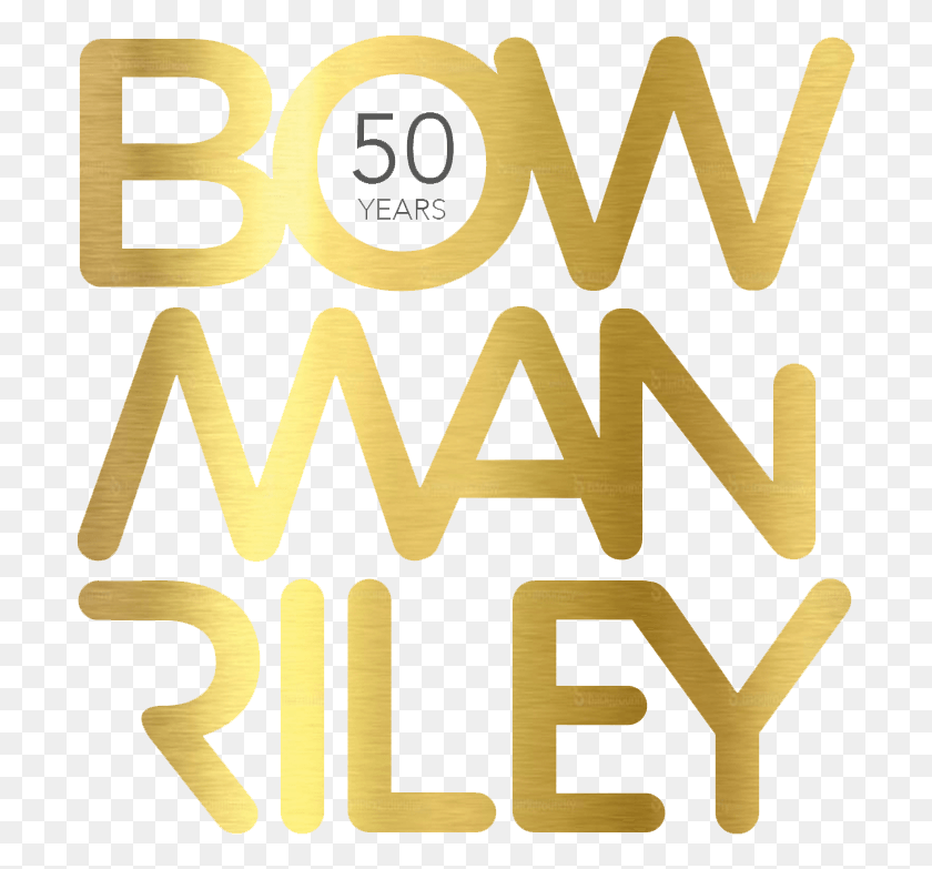 703x723 Пять Десятилетий Эволюции Логотипа В Bowman Riley Circle, Текст, Этикетка, Алфавит Hd Png Скачать