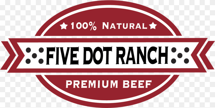 Five Dot Ranch Circle, Sticker, Logo Transparent PNG