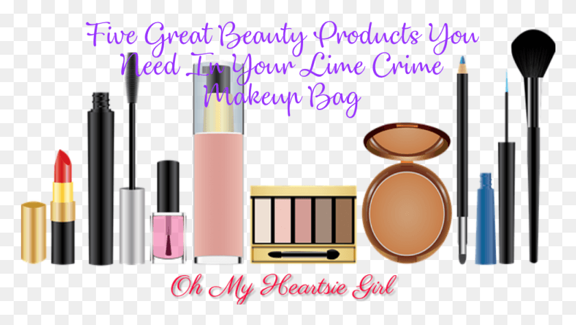 977x521 Five Great Beauty Products You Need In Your Lime Crime Makeup Clipart No Background, Lipstick, Cosmetics, Label HD PNG Download