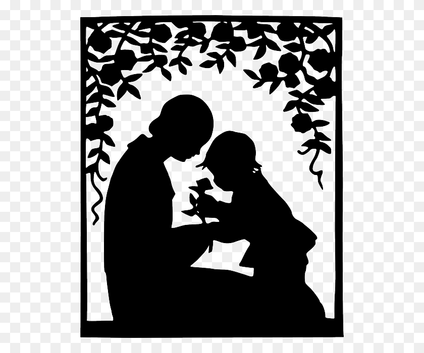522x640 Five Great Ideas For Wiccan Gifts For Mother39s Day Grandma And Baby Silhouette, Poster, Advertisement, Kneeling HD PNG Download