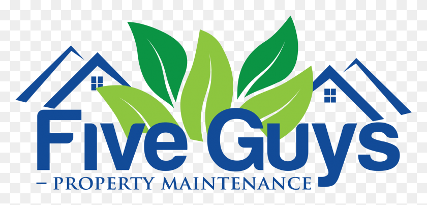 1777x783 Five Guys Property Maintenance Diseño Gráfico, Planta En Maceta, Planta, Florero Hd Png