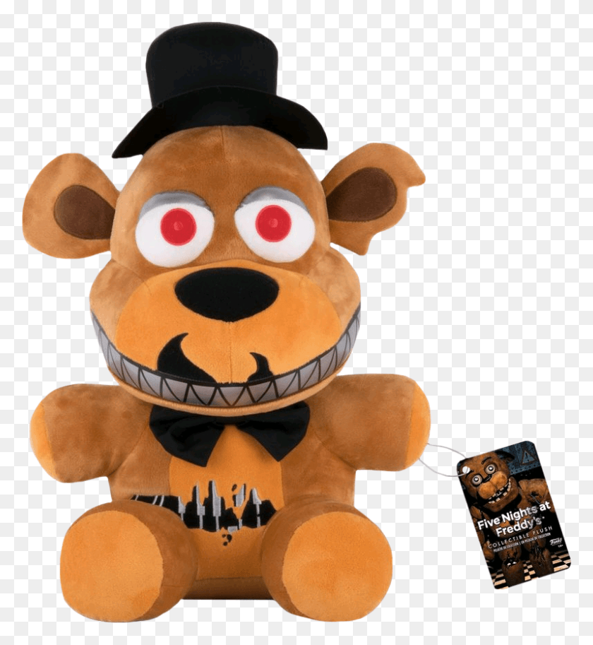 798x873 Five Nights At Freddy39s 16 Inch Nightmare Freddy Plush, Building, Architecture, Emblem HD PNG Download