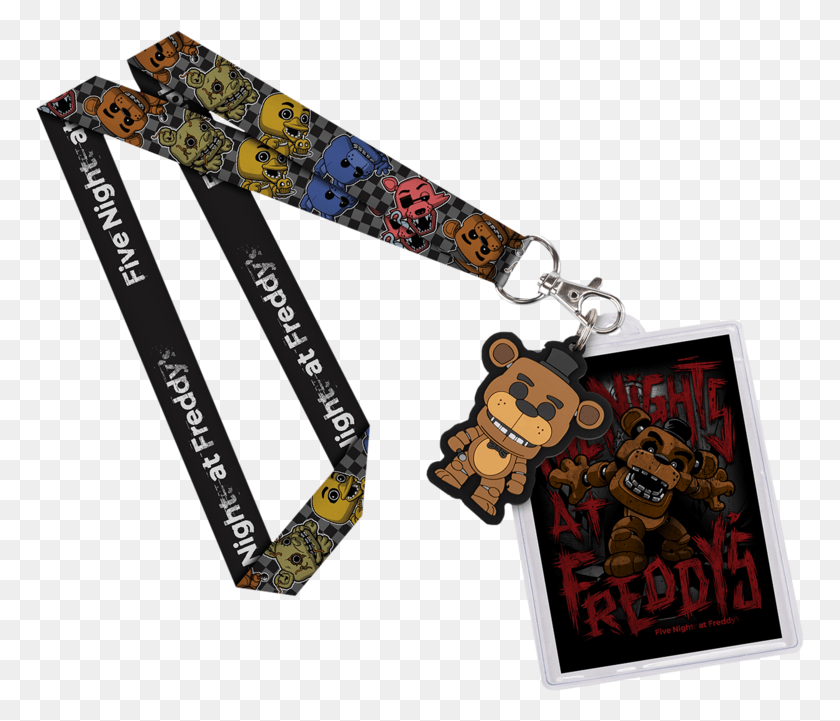 768x661 Five Nights At Freddy39s Five Nights At Freddy39s Lanyard, Accessories, Accessory, Strap HD PNG Download