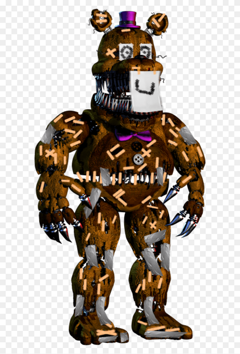 600x1181 Five Nights At Freddy39s Fnaf Fixed Nightmare Fredbear, Clothing, Apparel, Plant HD PNG Download