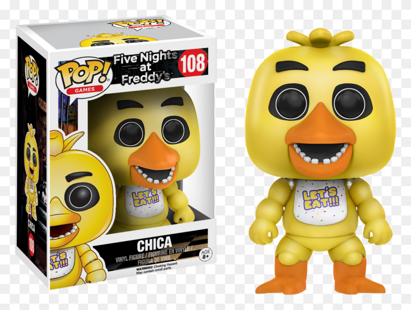 1089x801 Five Nights At Freddy39s Funko Pop Fnaf Chica, Toy, Label, Text HD PNG Download