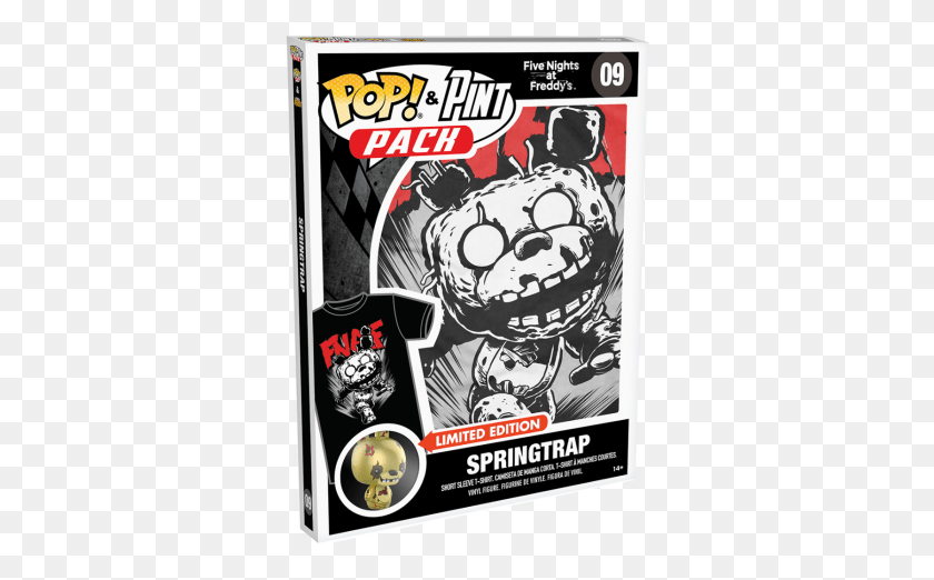 328x462 Five Nights At Freddy39s Funko Pop Springtrap, Comics, Book, Poster HD PNG Download