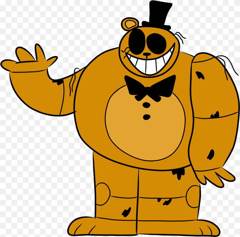 2095x2067 Five Nights At Freddys 2 Golden Freddy, Cartoon, Baby, Person Clipart PNG