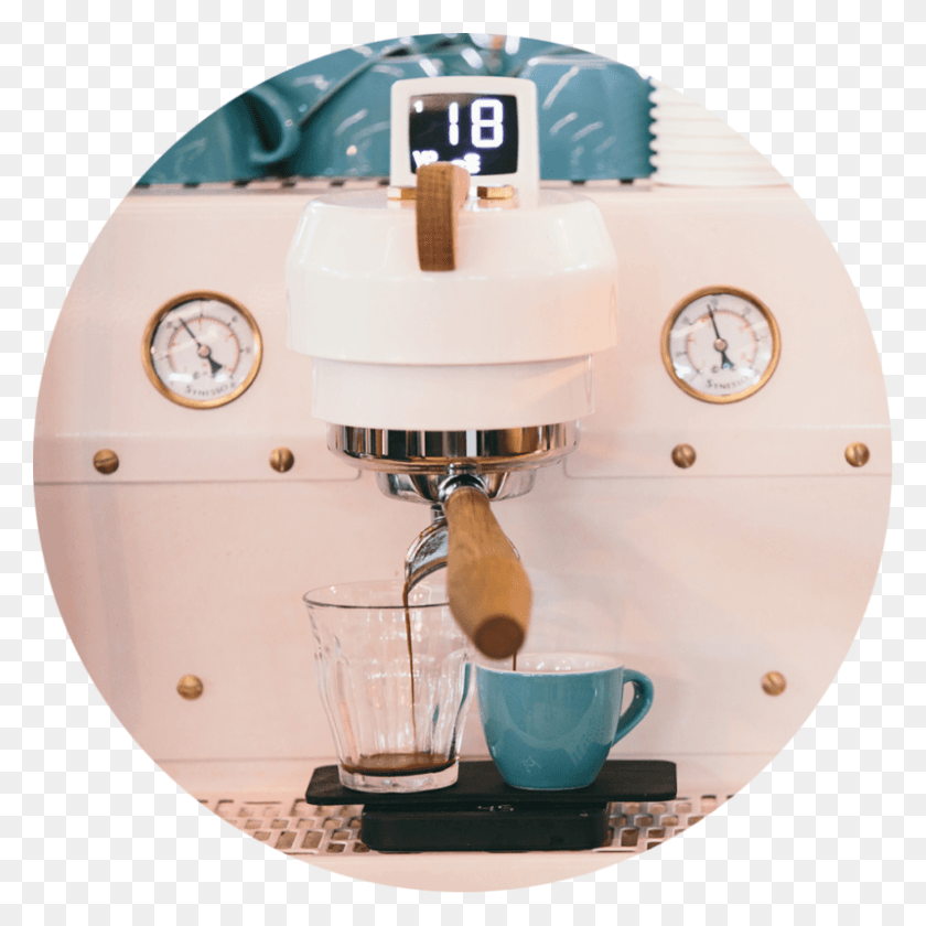 800x800 Five Senses Coffee Sewing Machine, Appliance, Mixer, Clock Tower HD PNG Download
