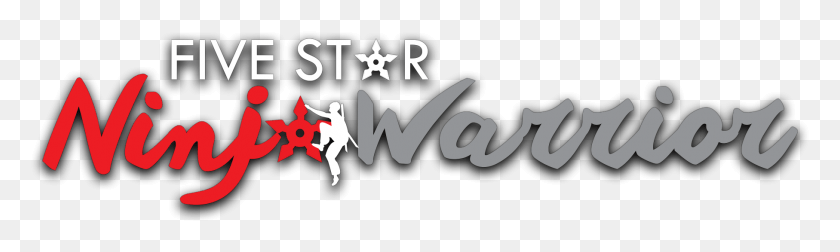 1814x447 Five Star Ninja Warrior Graphic Design, Text, Symbol, Alphabet HD PNG Download