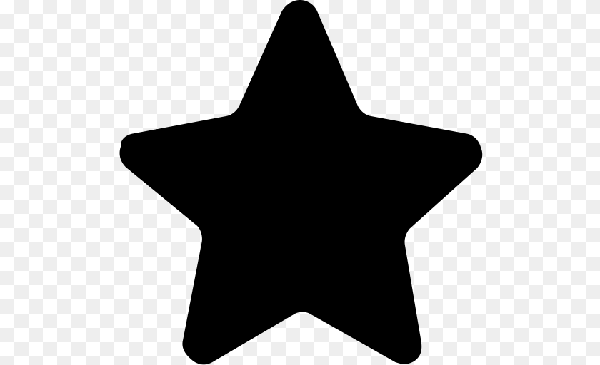 Five Star Rating S Space Icon With And Vector Format, Gray Clipart PNG