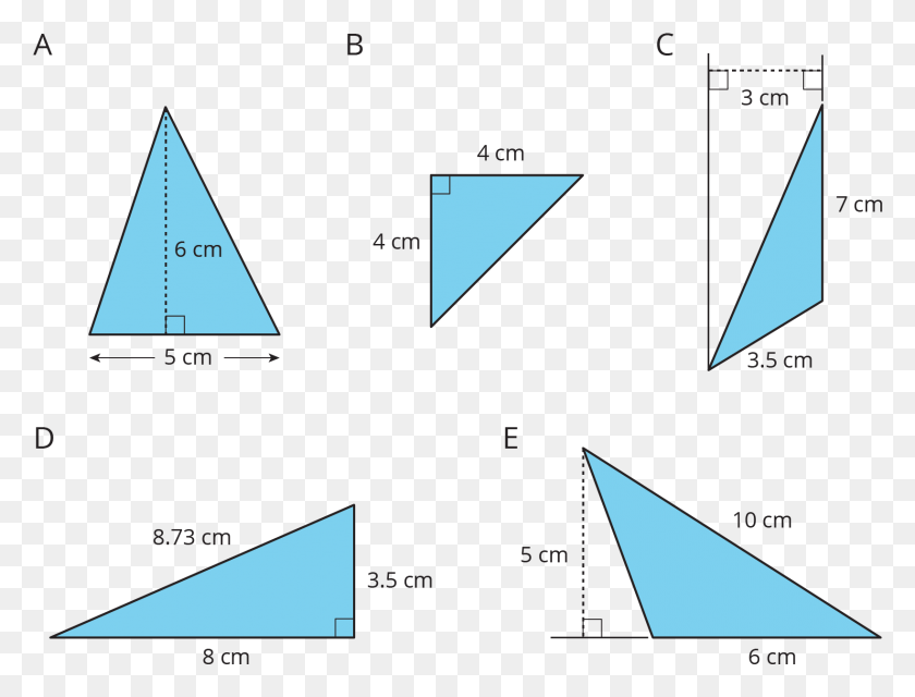 1639x1220 Пять Треугольников Все Размеры В Сантиметрах 3 См 4 См 6 См Треугольник, Диаграмма, На Открытом Воздухе, Участок Hd Png Скачать