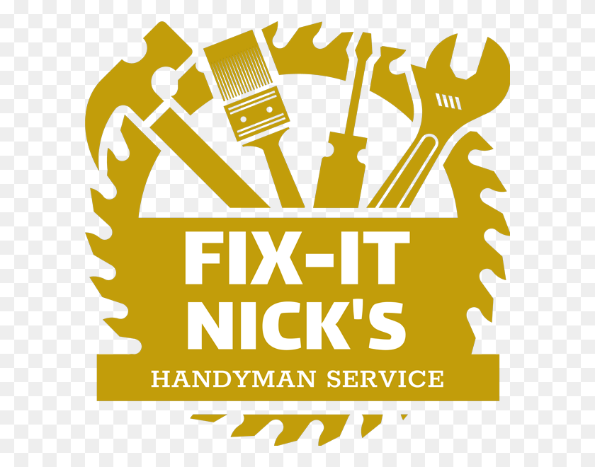 600x600 Fix It Nick S Coming Soon General Contractor Logos, Advertisement, Poster, Flyer HD PNG Download