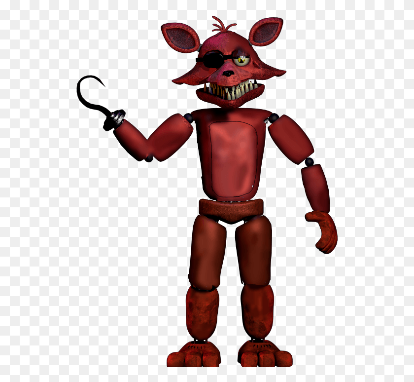 532x714 Fixed Foxy Sticker By Jack The Bunny Fixed Foxy Fnaf, Figurine, Person, Human HD PNG Download